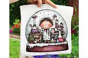 Whimsical Christmas Lab Clipart, an Illustration by OK Design (Thumbnail 5 of 6)