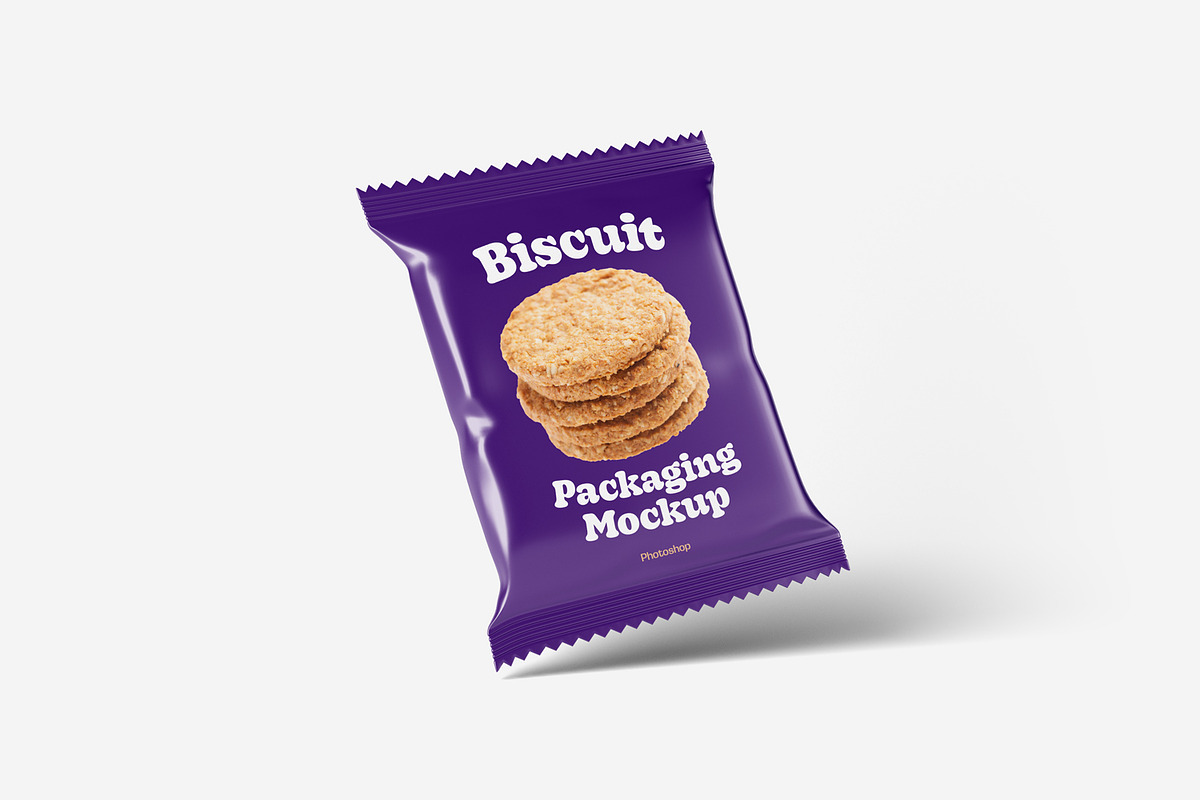 Biscuit Packaging Mockups, a Packaging Mockup by artimasa (Photo 6 of 6)