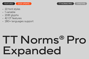 TT Norms Pro Expanded, a Sans Serif Font by TypeType