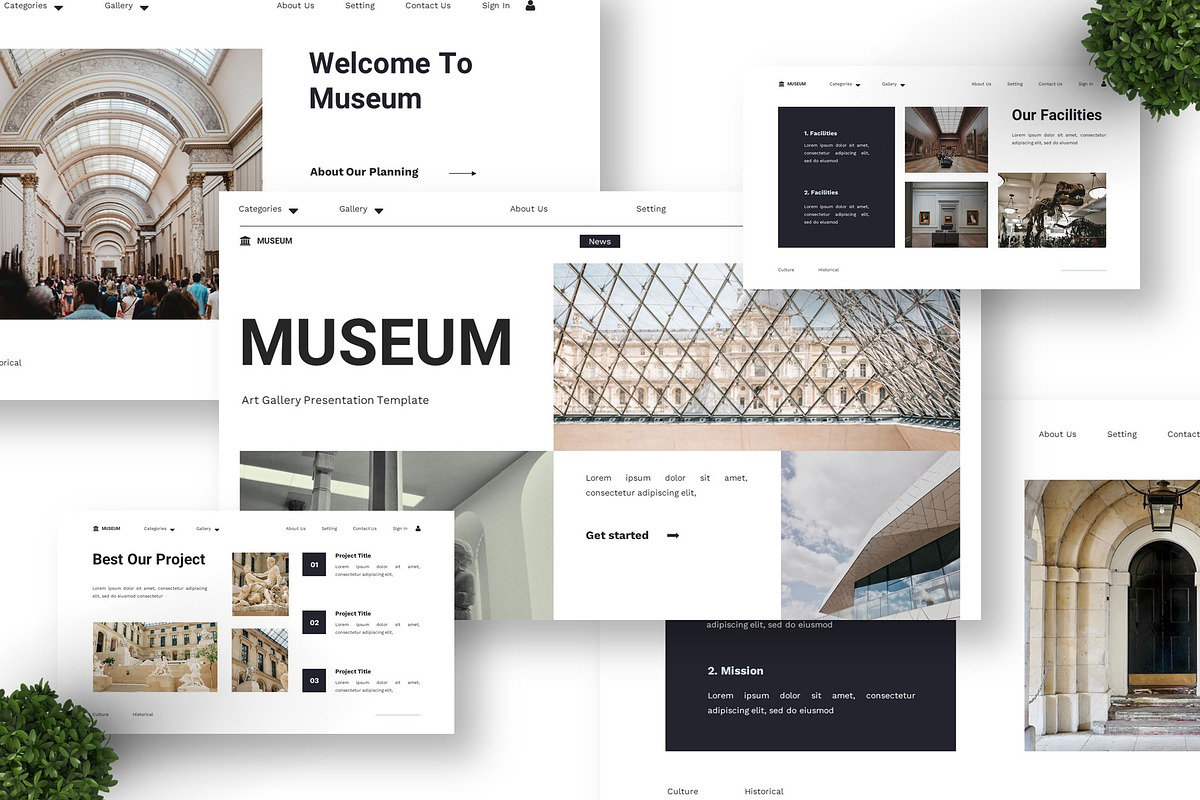 Museum - Art Gallery Keynote preview 4