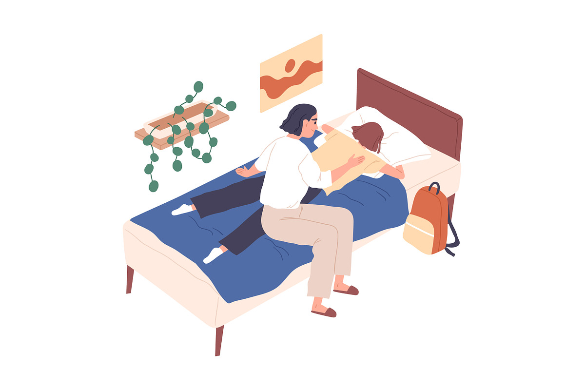 Parent - teenager relationships set, a Person Illustration by Good Studio (Photo 5 of 9)