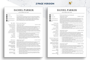 Executive CV/Resume Template Word