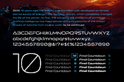 Stellar font family Exelancer Extra, a Sans Serif Font by popskraft (Thumbnail 2 of 10)