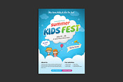 Kids Summer Camp Flyer, a Flyer Template by Diverter (Thumbnail 2 of 3)