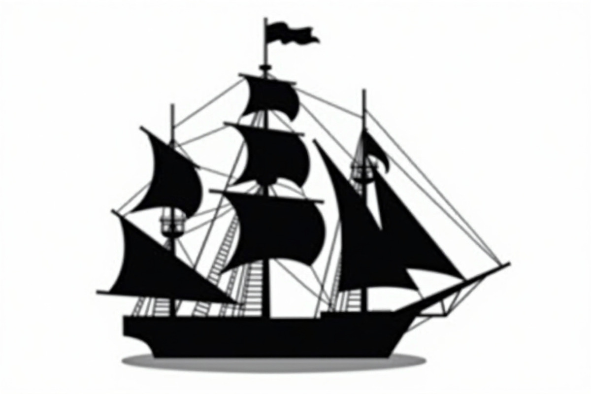 10 Classic Sailing Ship Vector Bundl, an Object Graphic by balal (Photo 5 of 11)