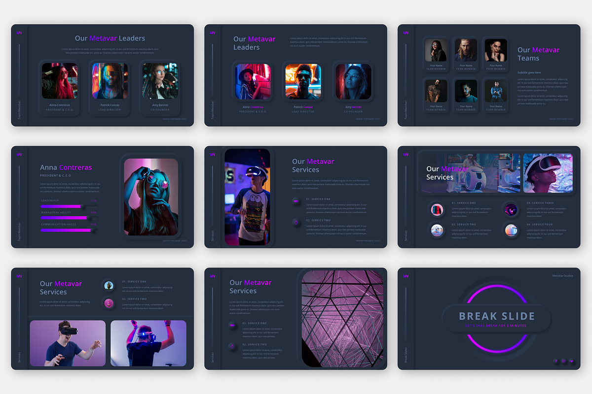 Metavar – Virtual Reality, a Presentation Template by Monsgraph Creative Studio (Photo 5 of 5)