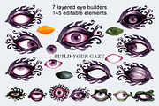 Halloween Pumpkin Faces Creator, a Seasonal Illustration by EL_SUHOVA (Thumbnail 4 of 11)