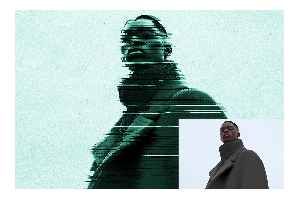 Distortion Glitch Photo Effect, a Layer Style Add-On by DesignerCandies (Photo 4 of 7)