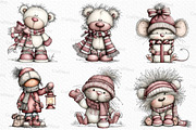 Whimsical Christmas Clipart, an Illustration by Craft Nest (Thumbnail 5 of 6)