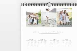 12x18 Wall Calendar Template PSD