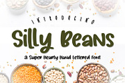 Silly Beans Font, a Sans Serif Font by A Little Smidge (Thumbnail 1 of 7)