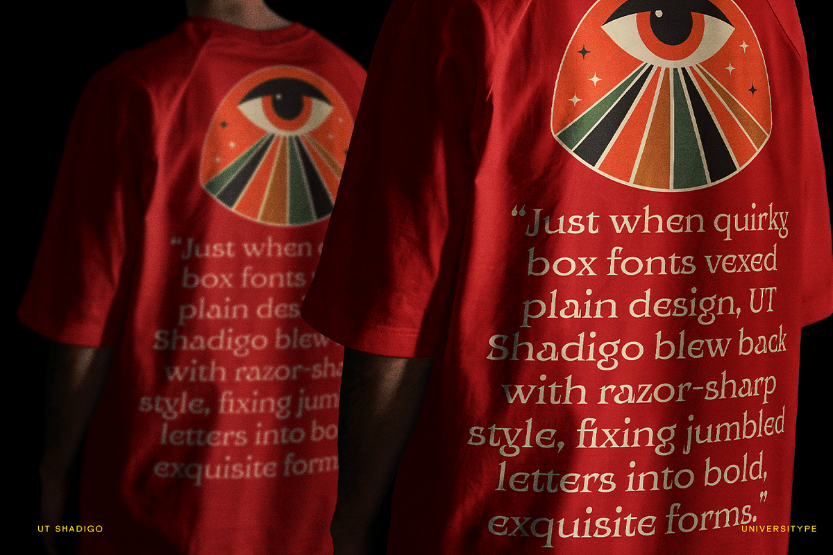 UT Shadigo - A Sharp Display Font, a Serif Font by Universitype (Photo 12 of 14)