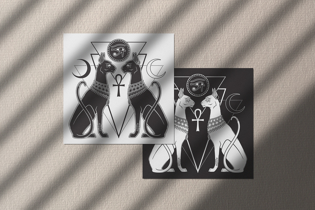 Egypt - vector designs and elements, a Decorative Illustration by Croisy (Photo 6 of 12)