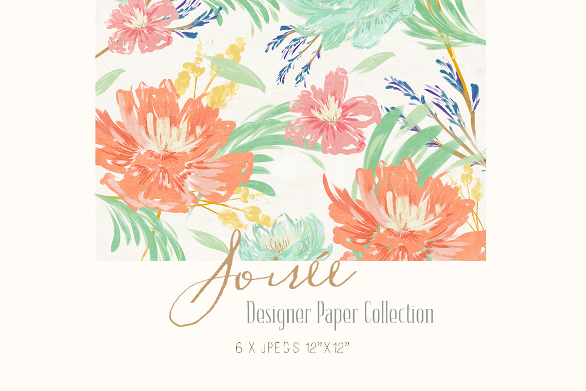Digital Designer Paper - Soirée