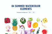 Forever 18 Summer Watercolor Bundle, an Illustration by Manuka (Thumbnail 4 of 10)
