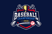 Baseball tournament logo, a Branding & Logo Template by swarnstudio (Thumbnail 1 of 3)