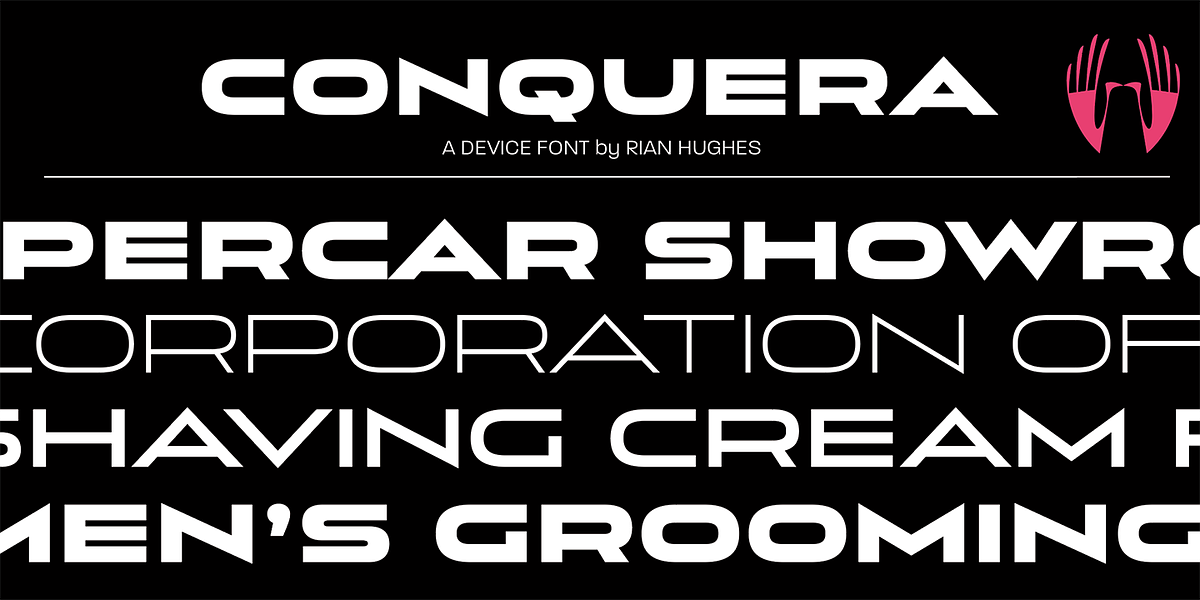 Conquera, a Sans Serif Font by Device (Photo 7 of 8)