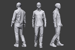 Lowpoly People Casual Pack Volume 7