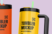 Tumbler Mockup - 6 views, a Cups & Container Mockup by Illusiongraphic (Thumbnail 14 of 17)