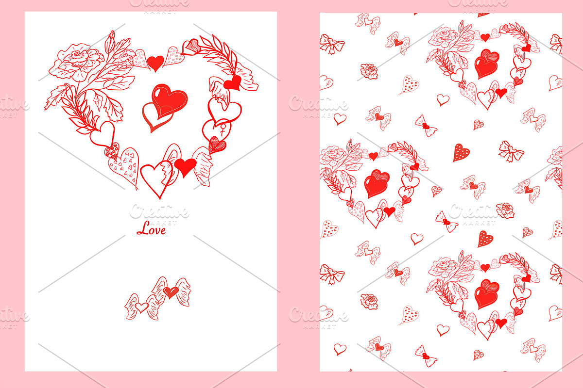 Valentine’s Day Clipart Collection, a Decorative Illustration by NatArt (Photo 5 of 7)