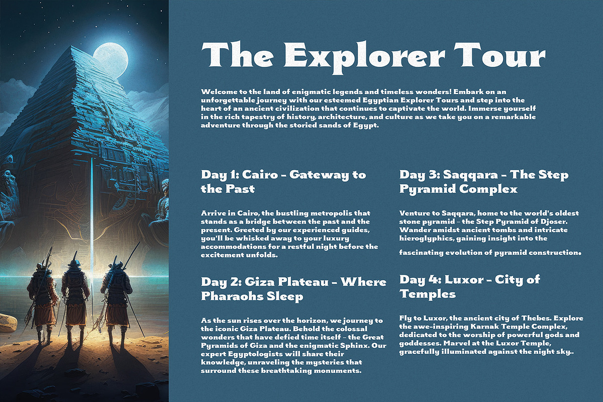 Thoth Legacy - Egyptian Typeface, a Serif Font by HipFonts (Photo 5 of 10)