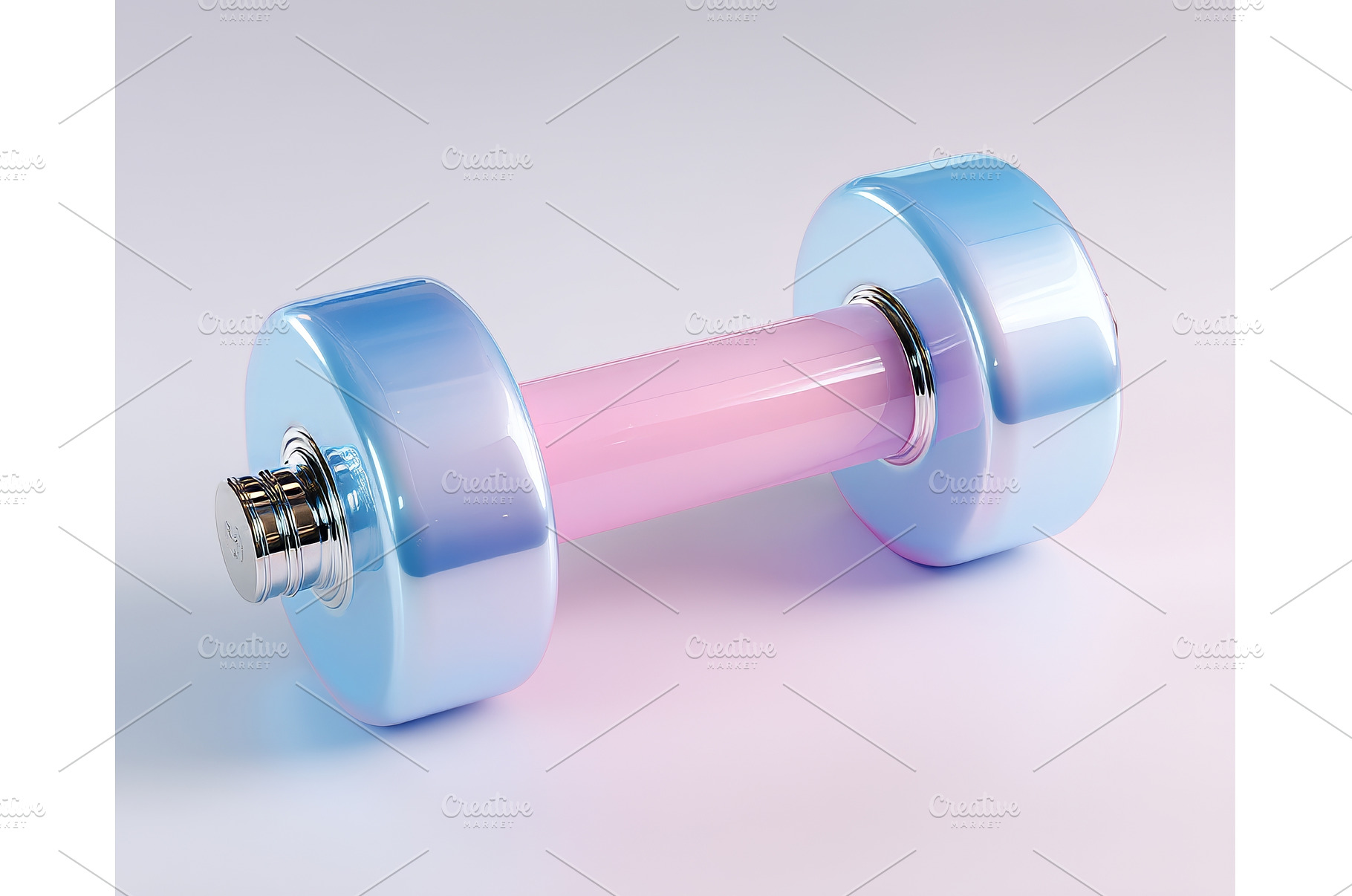 The image features a dumbbell with a, a Sports & Recreation Photo by ZinetroN