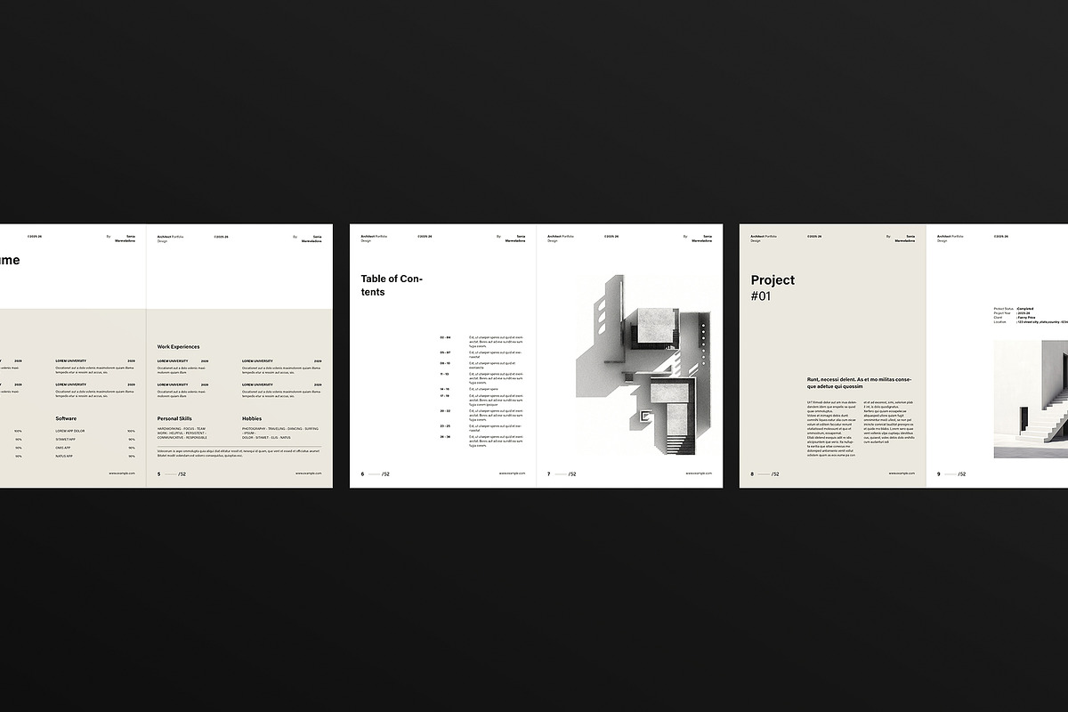 Architecture Portfolio Template, a Brochure Template by ArtisanaAura (Photo 5 of 18)
