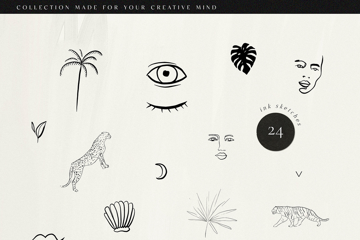 NUDE neutral textures & infographic, an Object Graphic by Lana Elanor (Photo 7 of 13)