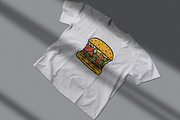 Campfire Adventure in a Burger, an Object Illustration by nomlimo.com (Thumbnail 2 of 2)
