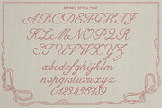 Refined Stitch Vintage Script Font, a Script Font by AnMark (Thumbnail 6 of 14)