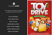 Toy Drive Flyer Template, a Flyer Template by MadridNYC (Thumbnail 2 of 3)