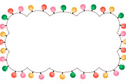 Colorful Christmas lights, shining, a Seasonal Illustration by sceptical cactus (Thumbnail 2 of 3)