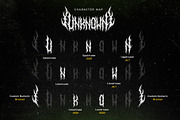Nervous Beyond | Metal Font, a Blackletter Font by WingBuk (Thumbnail 9 of 12)