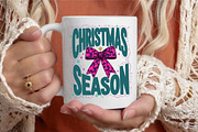 Christmas Season PNG, Leopard Bow Ch, an Illustration by designcity5 (Thumbnail 5 of 8)