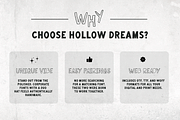 Hollow Dreams • Handwritten Font Duo, a Handwritten Font by Nonceni (Thumbnail 18 of 20)
