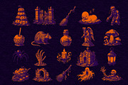 Halloween Vintage Engraving Vol.03, an Object Illustration by Alara Studio (Thumbnail 3 of 7)