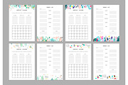 Monthly planners & Weekly lists, a Stationery Template by Lera Efremova (Thumbnail 4 of 4)