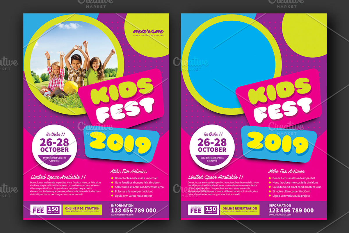 Kids Festival, a Flyer Template by Saphari (Photo 3 of 4)
