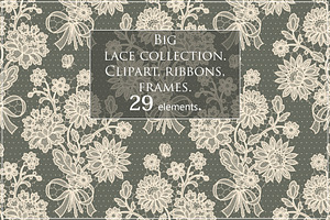 Big Classic Vintage Lace Collection.