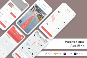 Parking Finder App UI Kit