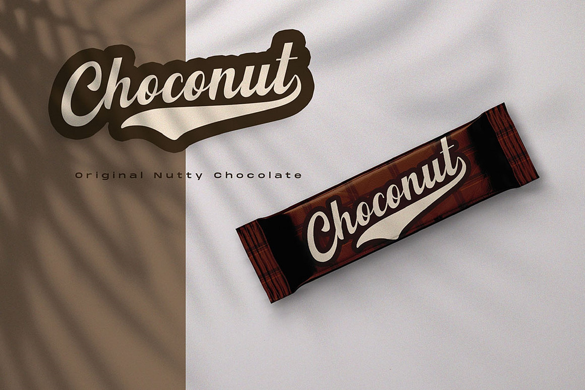 Retro Logo Font, a Script Font by Graphue (Photo 9 of 10)