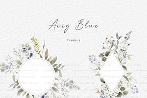 Airy Blue Floral