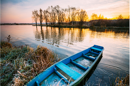 Lake, River and old wooden rowing, a Nature Photo by Our Amazing World