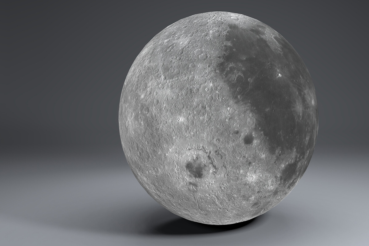 Moon Globe 11k, an Environmental 3D Model by Flash My Pixel (Photo 8 of 9)