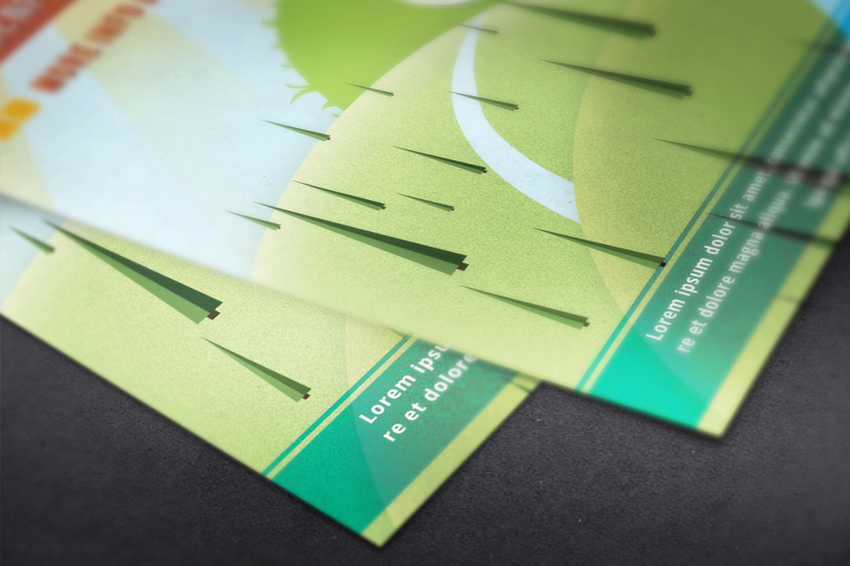 Retro Summer Camp Flyer, a Flyer Template by VectorBurn (Photo 2 of 5)