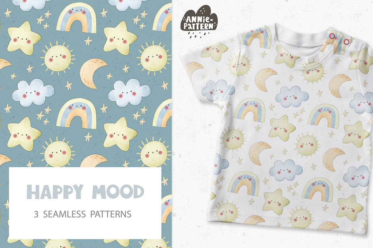 Happy Mood, a Pattern Graphic by AnnieArt (Photo 1 of 5)