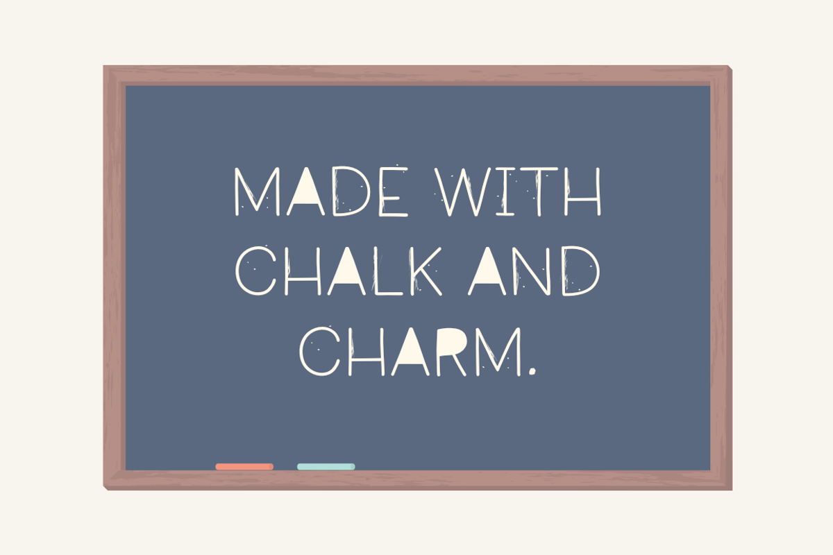 School Days Font, a Sans Serif Font by Cosy Fox (Photo 6 of 7)