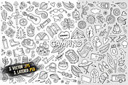 Camping Objects & Elements Set, an Object Graphic by BALABOLKA (Thumbnail 3 of 4)