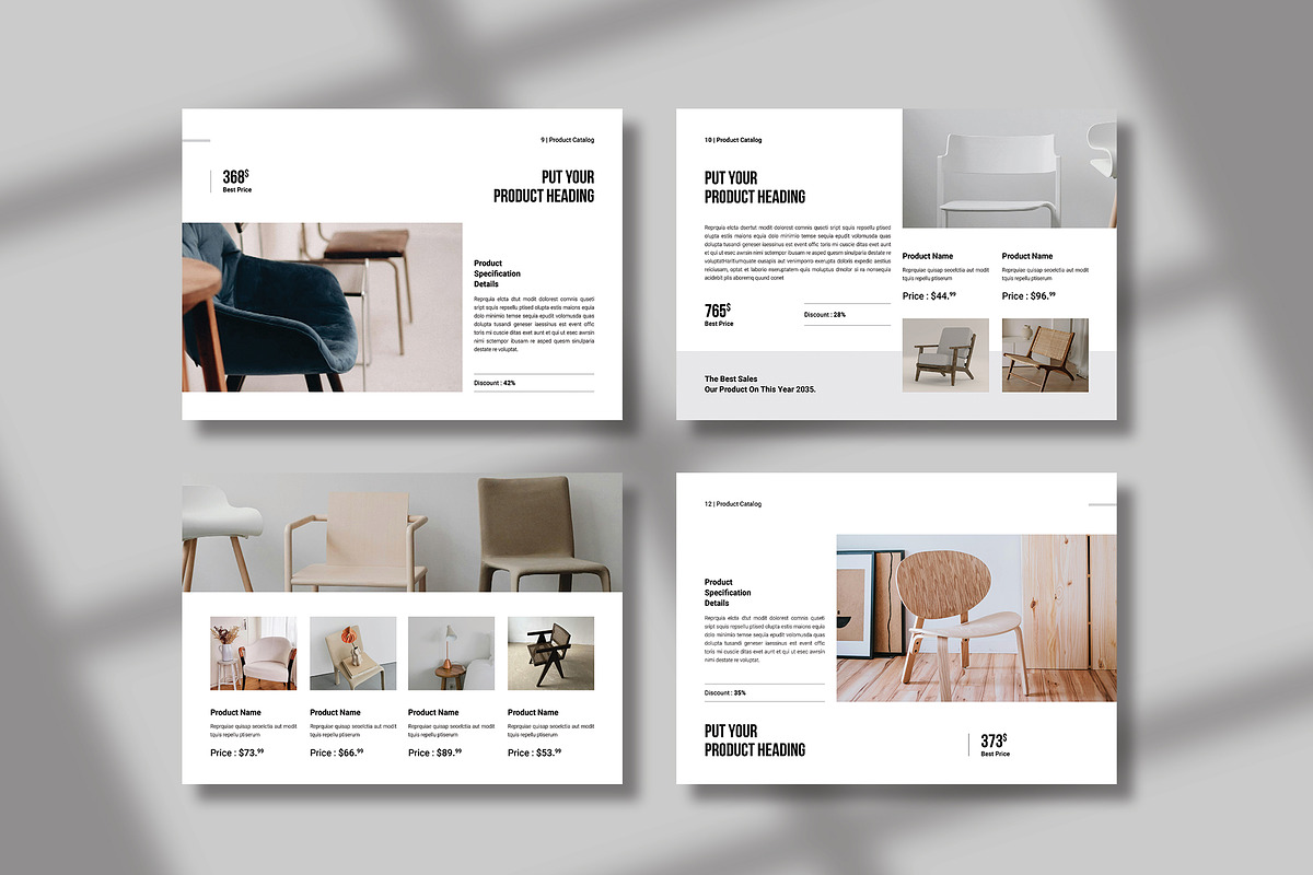 Furniture Catalog Template, a Brochure Template by Spark_Creative (Photo 11 of 14)