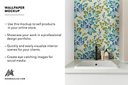 Wallpaper Mockup - Bathroom Sink, a Household Mockup by Andrea Muller (Thumbnail 2 of 7)
